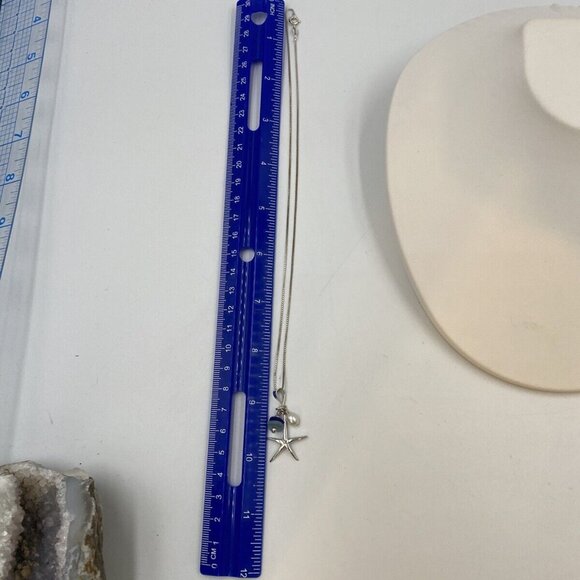 Stunning Sterling Silver 925 Necklace “Starfish ” Pendant Necklace #B204 - Picture 12 of 12